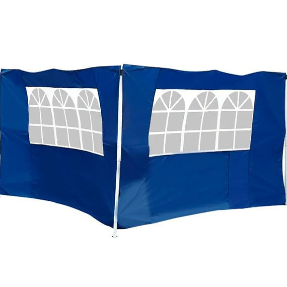 2 paredes laterales para carpa 3x3m tela Oxford azul 300x200m