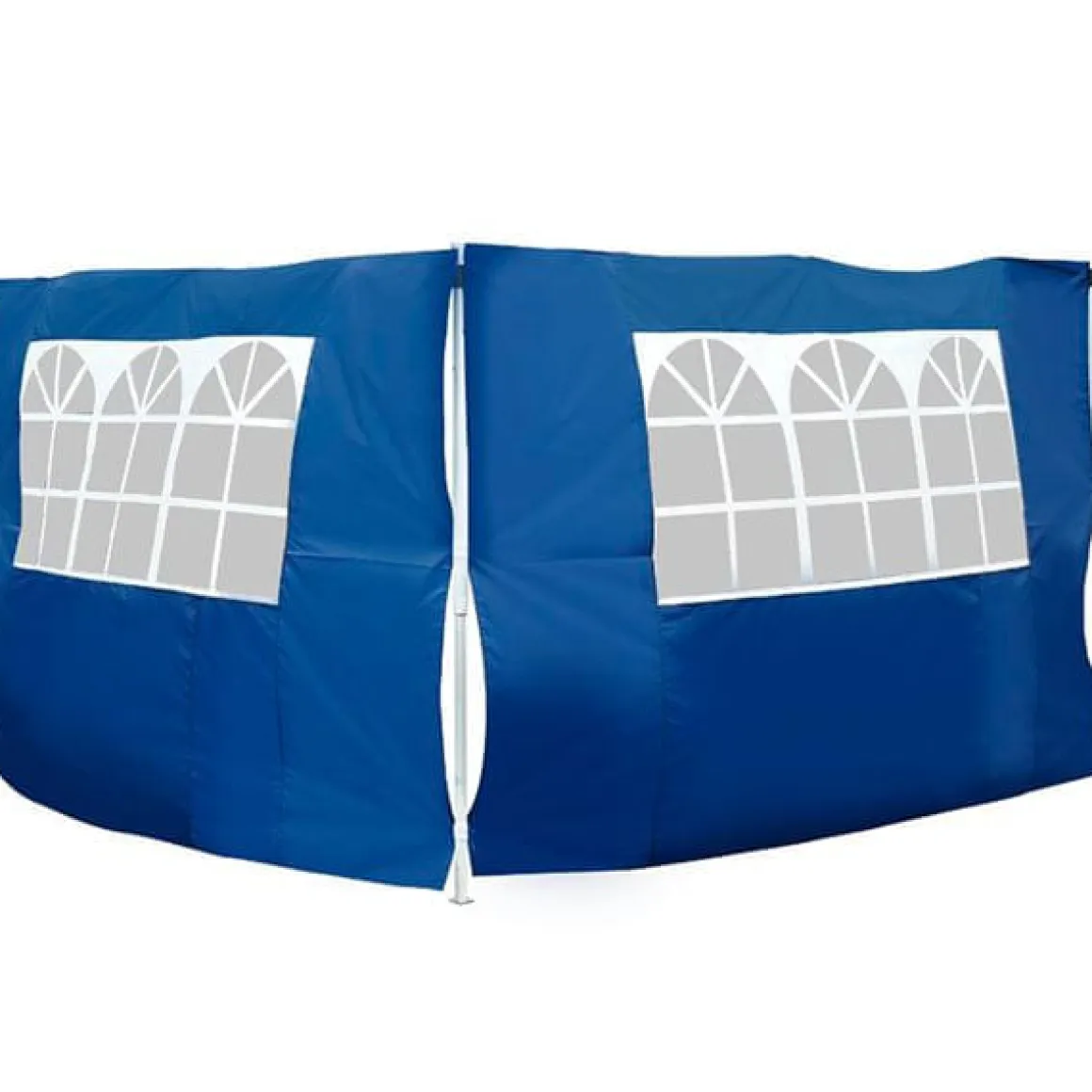 2 paredes laterales para carpa 3x3m tela Oxford azul 300x200m