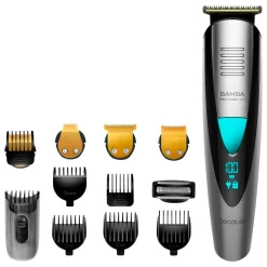 Afeitadora Cecotec Bamba PrecisionCare 5 en 1 con accesorios gris