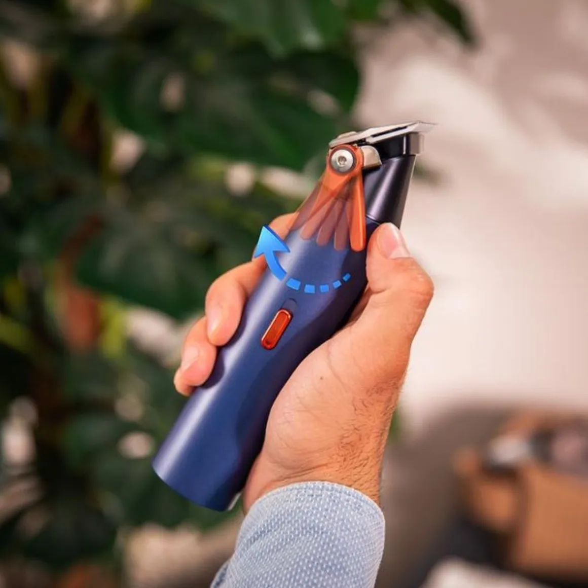 Afeitadora Cecotec PrecisionCare Expert 2 velocidades 6 peines azul