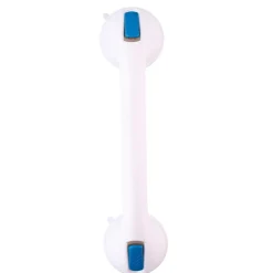Agarre para baño Vivamore de ventosas blanco 9,5x40x8 cm