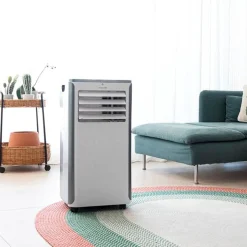 Aire acondicionado portátil Cecotec ForceClima 9500 Soundless Heating Connected con mando + wifi 1010W 9000btu A blanco/inox