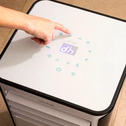 Aire acondicionado portátil Cecotec ForceClima 9500 Soundless Heating Connected con mando + wifi 1010W 9000btu A blanco/inox