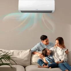 Aire acondicionado split Cecotec AirClima 12000 Smartfresh Connected 3000 frigorías con bomba de calor y conexión App blanco