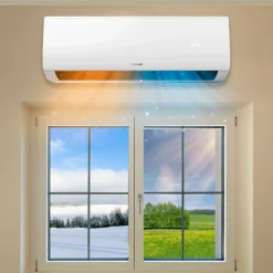 Aire acondicionado split Cecotec AirClima 12000 Smartfresh Connected 3000 frigorías con bomba de calor y conexión App blanco