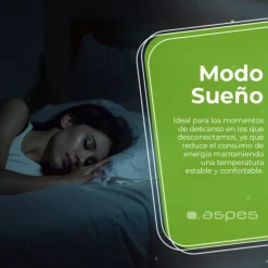 Aire acondicionado Split Aspes AAAS2400W 6000 frigorías R32 WiFi A blanco