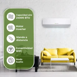 Aire acondicionado Split Aspes AAAS2400W 6000 frigorías R32 WiFi A blanco