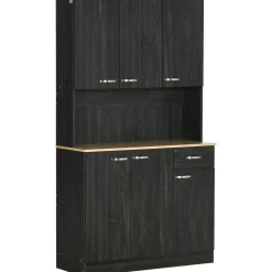 Alacena Dalia Homcom 6 puertas con cajón 180x101x39 cm