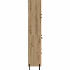 Alacena Dorotea 4 puertas + 2 cajones roble 180x69,5x34 cm