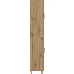 Alacena Mallorca 3 puertas + 3 cajones roble 180x69,5x34 cm