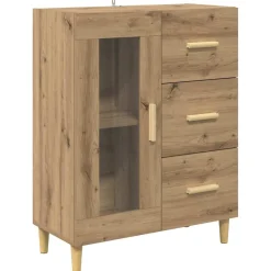 Alacena Mallorca 3 puertas + 3 cajones roble 180x69,5x34 cm
