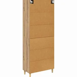 Alacena Mallorca 3 puertas + 3 cajones roble 180x69,5x34 cm