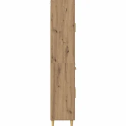Alacena Manila 4 puertas + 2 cajones roble 180x69,5x34 cm
