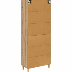 Alacena Manila 4 puertas + 2 cajones roble 180x69,5x34 cm