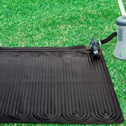 Alfombra calentador de agua Krystal Clear Intex solar forma cuadrada negro 120x120 cm