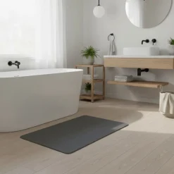 Alfombra de baño Diatomita antideslizante 60x39 cm