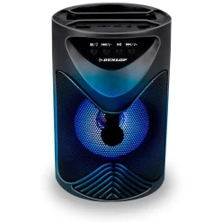 Altavoz portátil Dunlop 10W Bluetooth luz LED negro