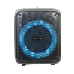 Altavoz portátil Party EQ07 70W con luz LED bluetooth negro 34x28 cm