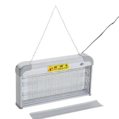 Antimosquitos Outsunny eléctrico luz UV gris 26,5x48,5x8,5 cm