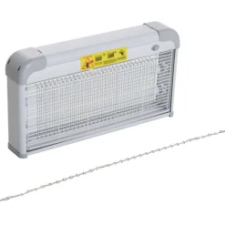 Antimosquitos Outsunny eléctrico luz UV gris 26,5x48,5x8,5 cm