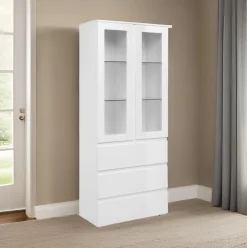 Aparador Ciudad del Cabo 2 puertas blanco 191x80x40 cm