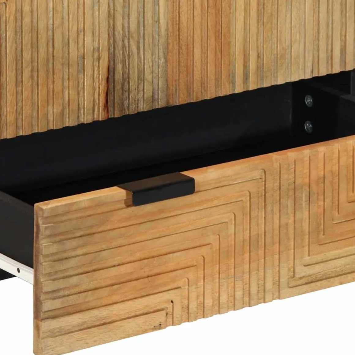 Aparador Collarejo armario + cajón natural 100x60x33 cm