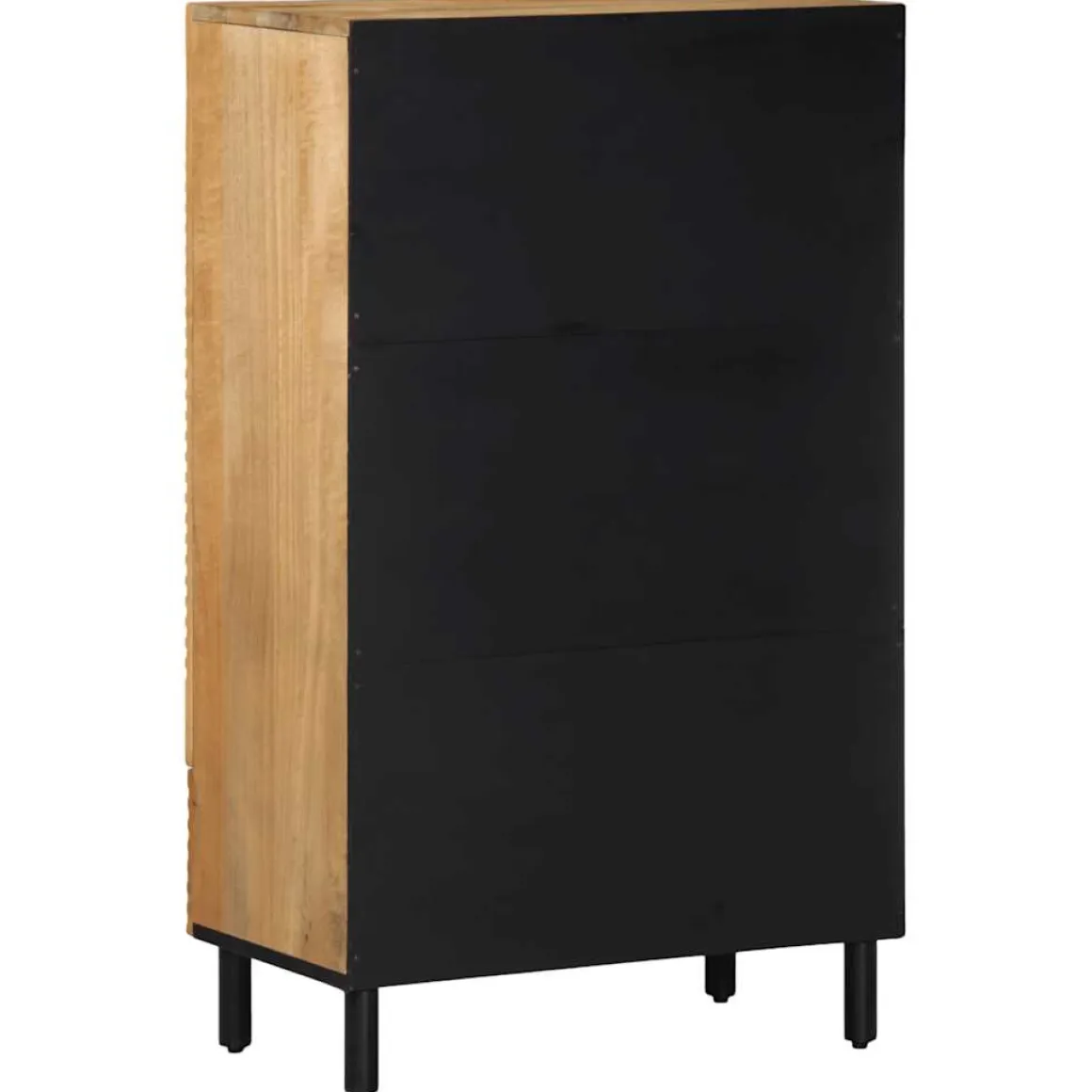 Aparador Collarejo armario + cajón natural 100x60x33 cm