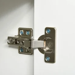 Aparador Conil Homcom 3 puertas + 2 cajones blanco 74x117x36 cm