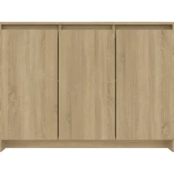 Aparador Elena 3 puertas 6 compartimentos 75x102x33 cm
