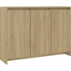 Aparador Elena 3 puertas 6 compartimentos 75x102x33 cm