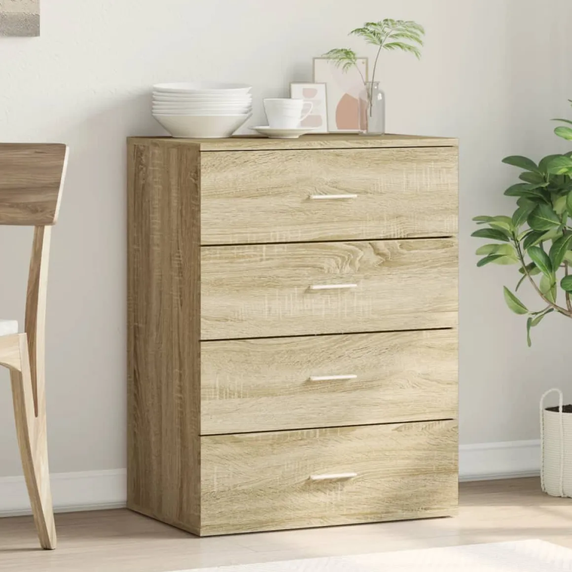 Aparador Eliss 4 cajones 80x60x39 cm