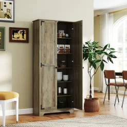 Aparador Estrella Homcom 2 puertas marrón 182x78x31,5 cm
