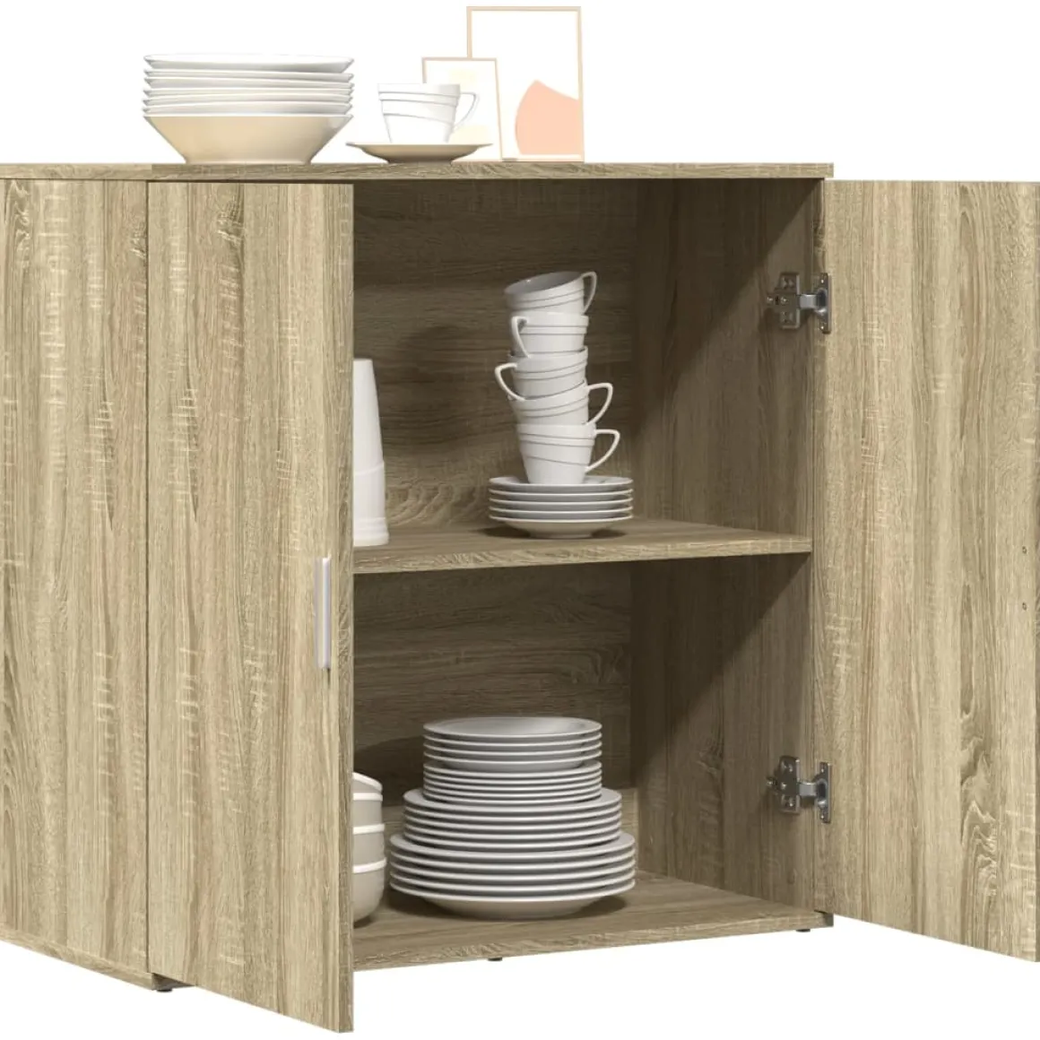 Aparador Firma 2 puertas + estante interior 80x79x38 cm