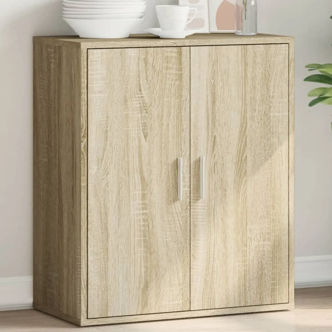 Aparador Firma 2 puertas + estante interior 80x79x38 cm