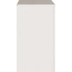 Aparador Forest doble puerta + 2 cajones blanco 75,5x79x43 cm