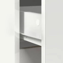 Aparador Levante 2 cajones + 2 puertas blanco 76x80x34 cm