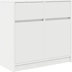 Aparador Levante 2 cajones + 2 puertas blanco 76x80x34 cm