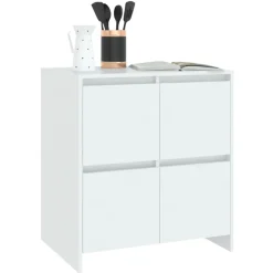 Aparador Marcela 4 puertas blanco 75x70x41 cm