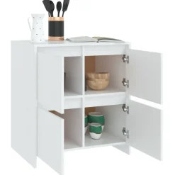 Aparador Marcela 4 puertas blanco 75x70x41 cm