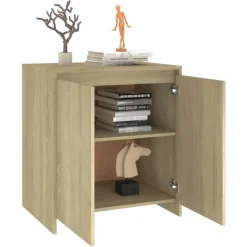 Aparador Margot 2 puertas + 2 estantes 75x70x41 cm