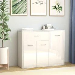 Aparador Miyama 3 puertas + 1 cajón 70x88x30 cm