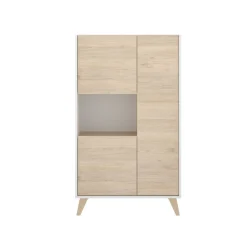 Aparador Ness 3 puertas con compartimento 135x81x43 cm