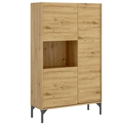 Aparador Ness 3 puertas con compartimento 135x81x43 cm
