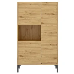 Aparador Ness 3 puertas con compartimento 135x81x43 cm