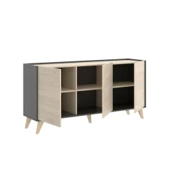 Aparador Ness con 3 puerta 75x155x43 cm