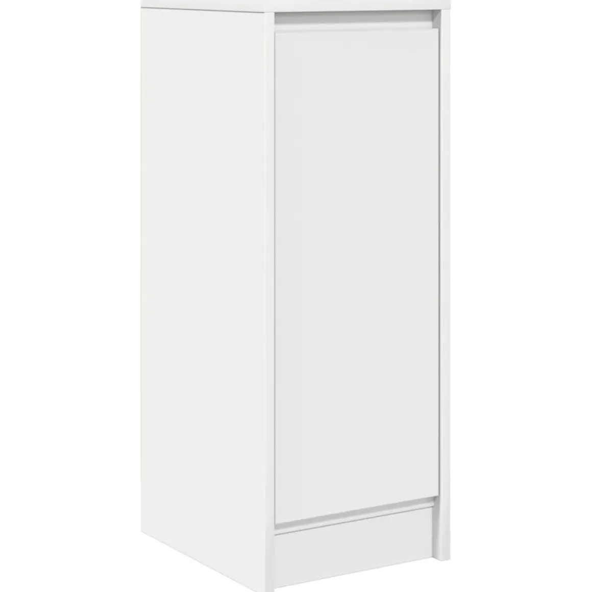 Aparador Nube 1 puerta blanco 76x29,5x34 cm
