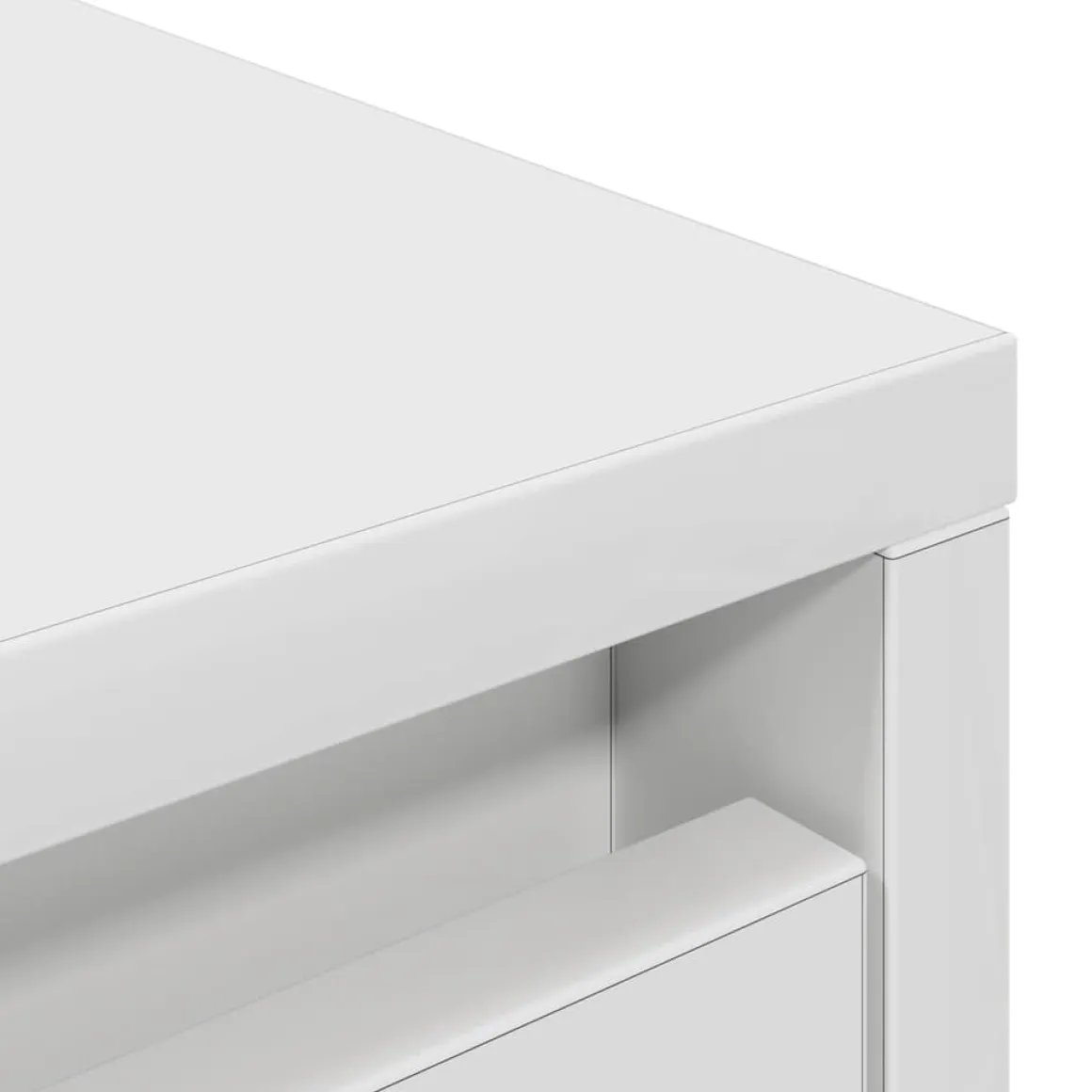 Aparador Ralphie armario + cajón blanco 119,5x29,5x34 cm