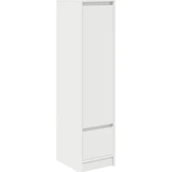 Aparador Ralphie armario + cajón blanco 119,5x29,5x34 cm
