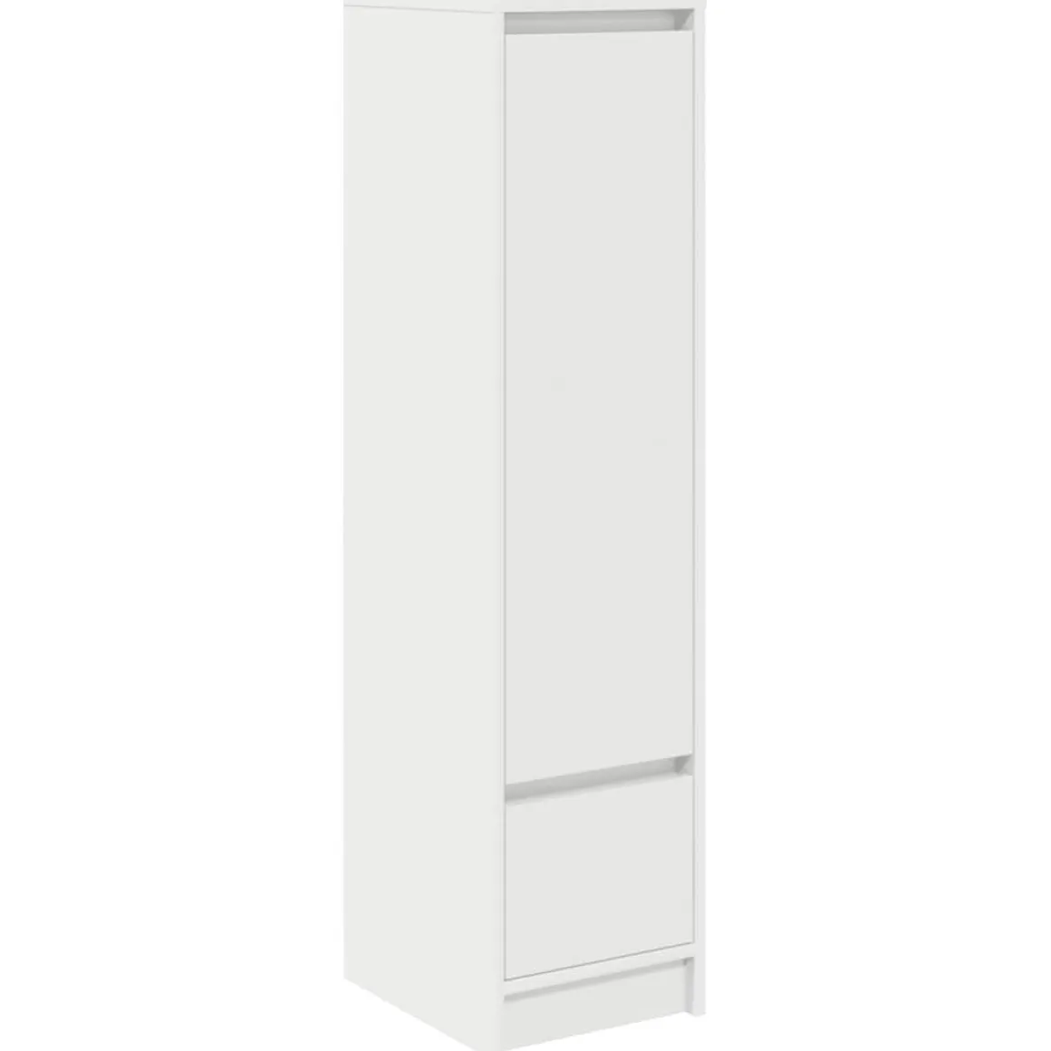 Aparador Ralphie armario + cajón blanco 119,5x29,5x34 cm