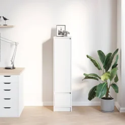 Aparador Ralphie armario + cajón blanco 119,5x29,5x34 cm